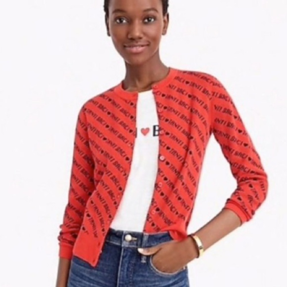 J Crew Tanti Baci Jackie Cardigan